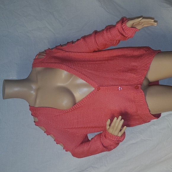 Bright Pink, Love By Design, Sweater/Cardigan - Picture 1 of 3